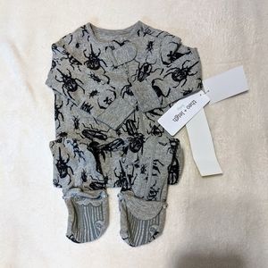 Theo + Leigh Bug Print Pajamas